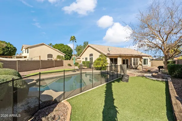 a view of a house with pool