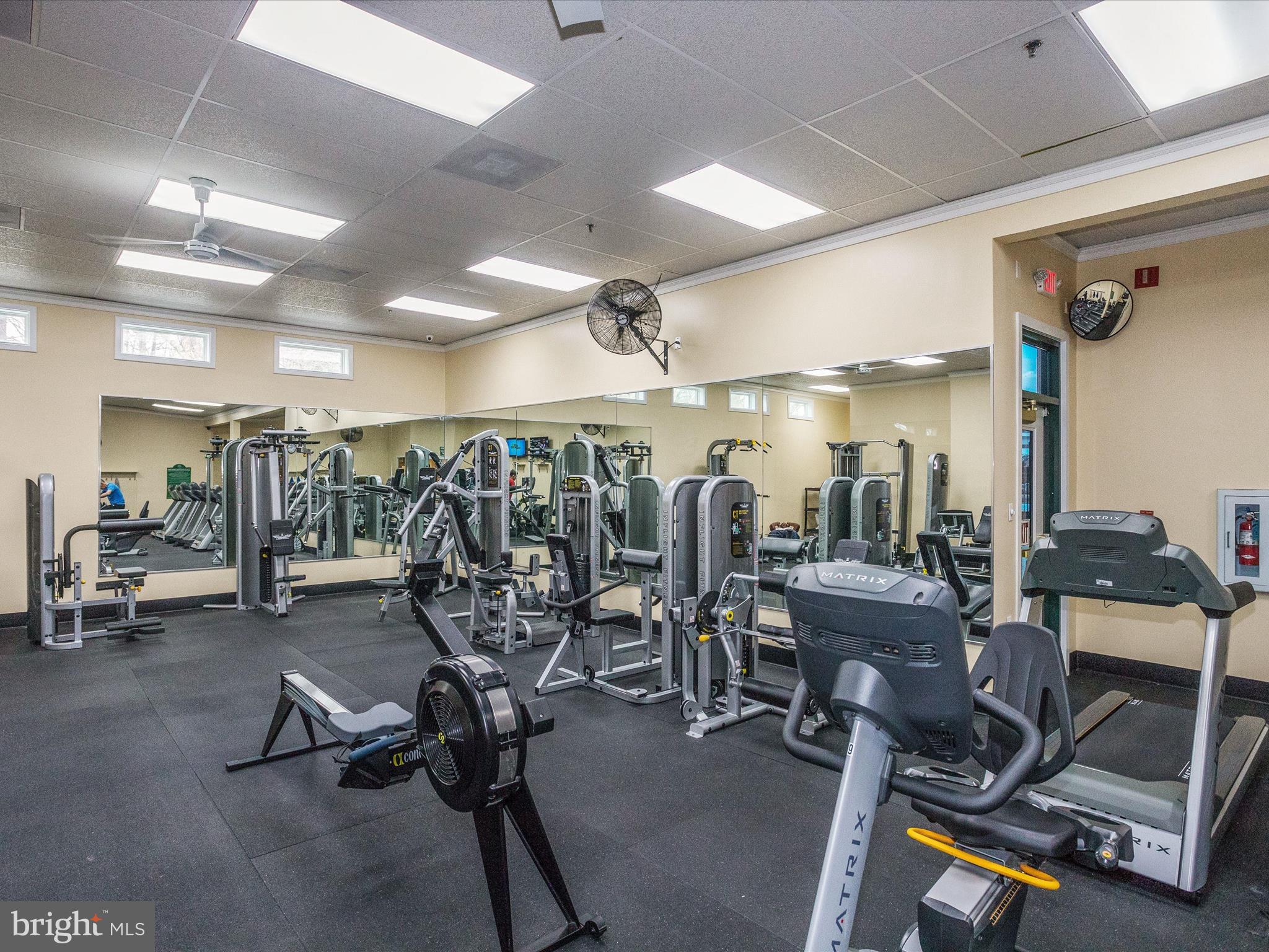2614 Streamview Drive Odenton, MD 21113 - Photo 46 of 52 a view of a room with gym equipment