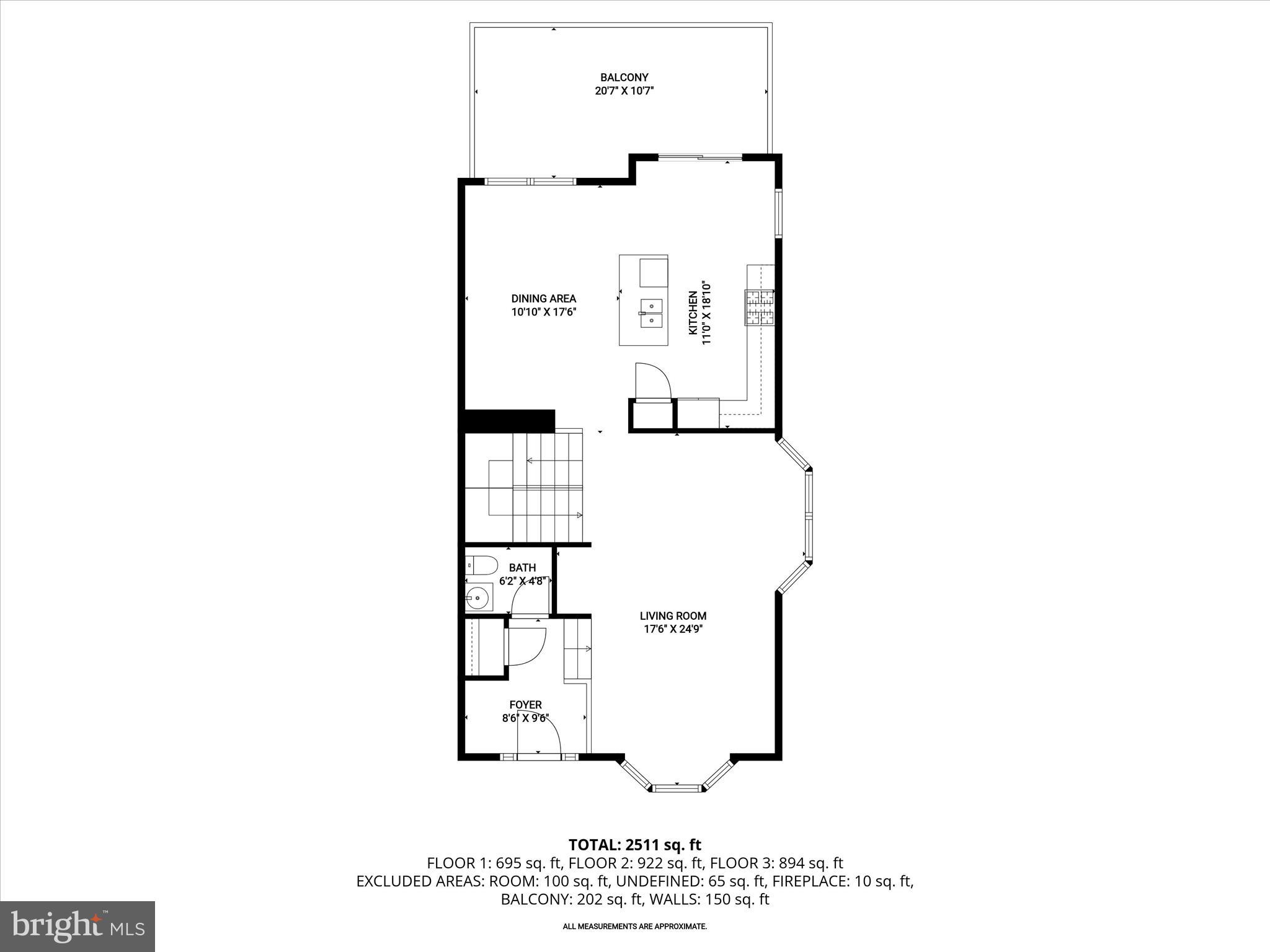 2614 Streamview Drive Odenton, MD 21113 - Photo 49 of 52 a picture of a floor plan