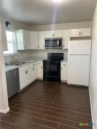 a view of a room with door