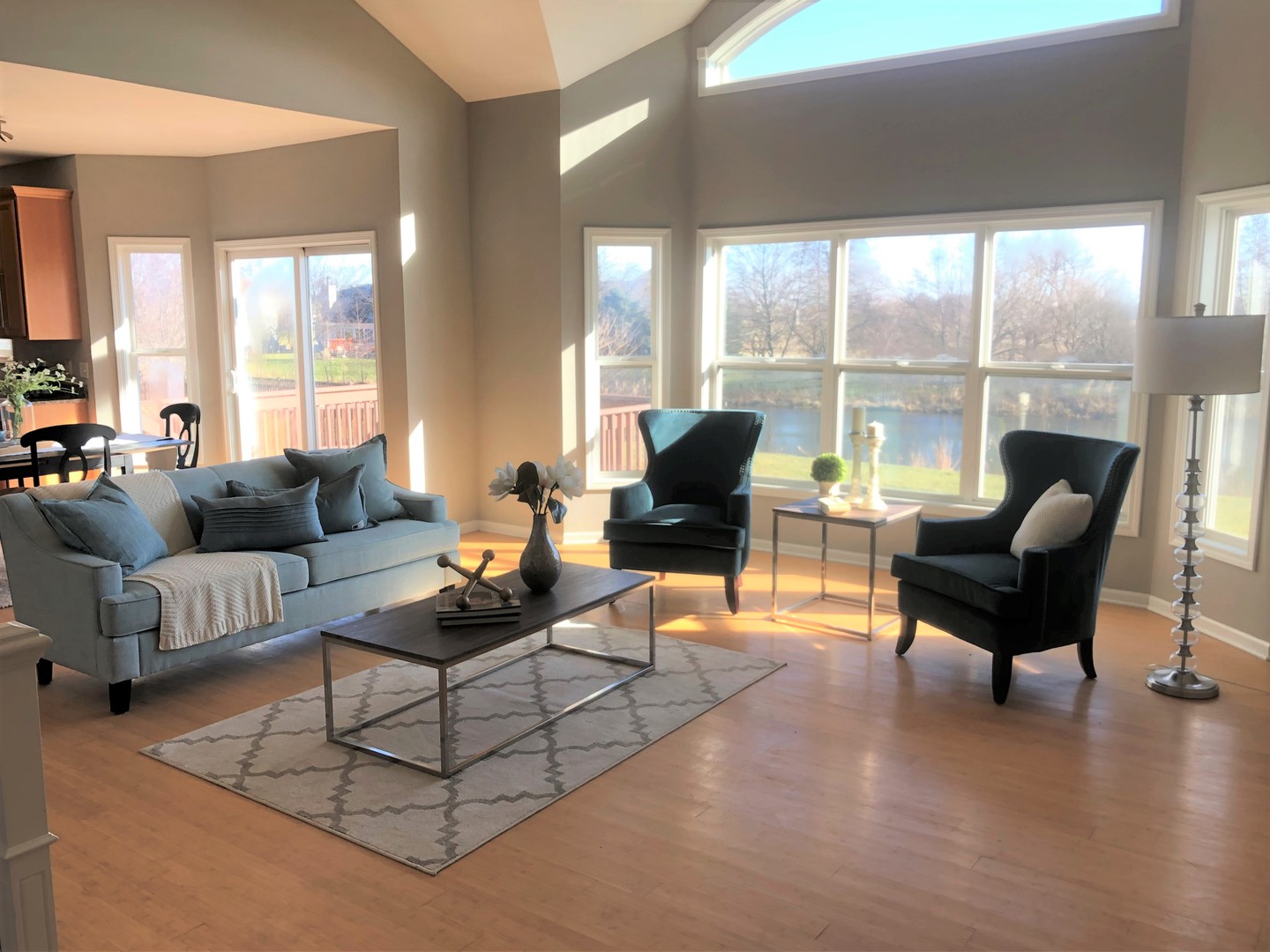 13315 Blakely Drive Plainfield, IL 60585 - Photo 8 of 20 a living room with furniture and a large window