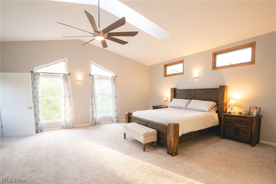 The owner's retreat is so restful! Freshly painted.