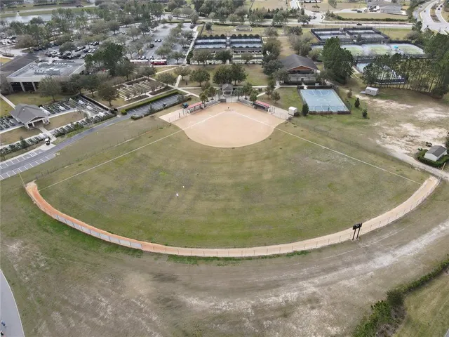 a view of a swimming pool with a lake view