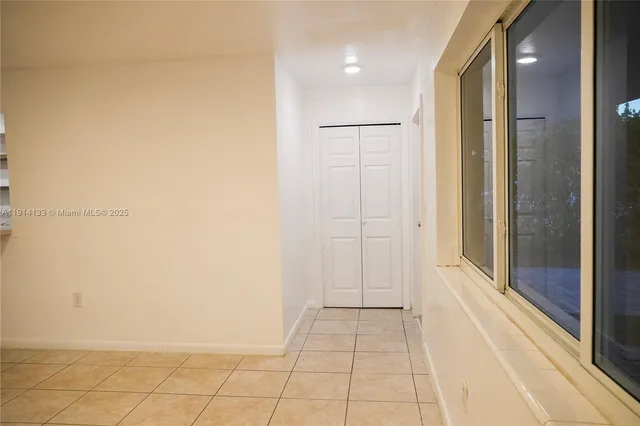 a view of an empty room