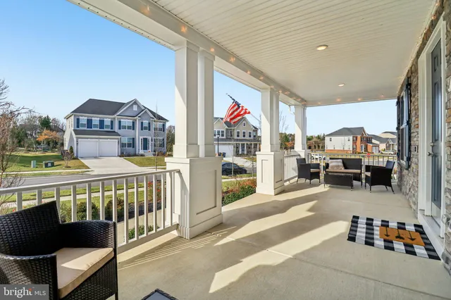 a view of a big room with many windows