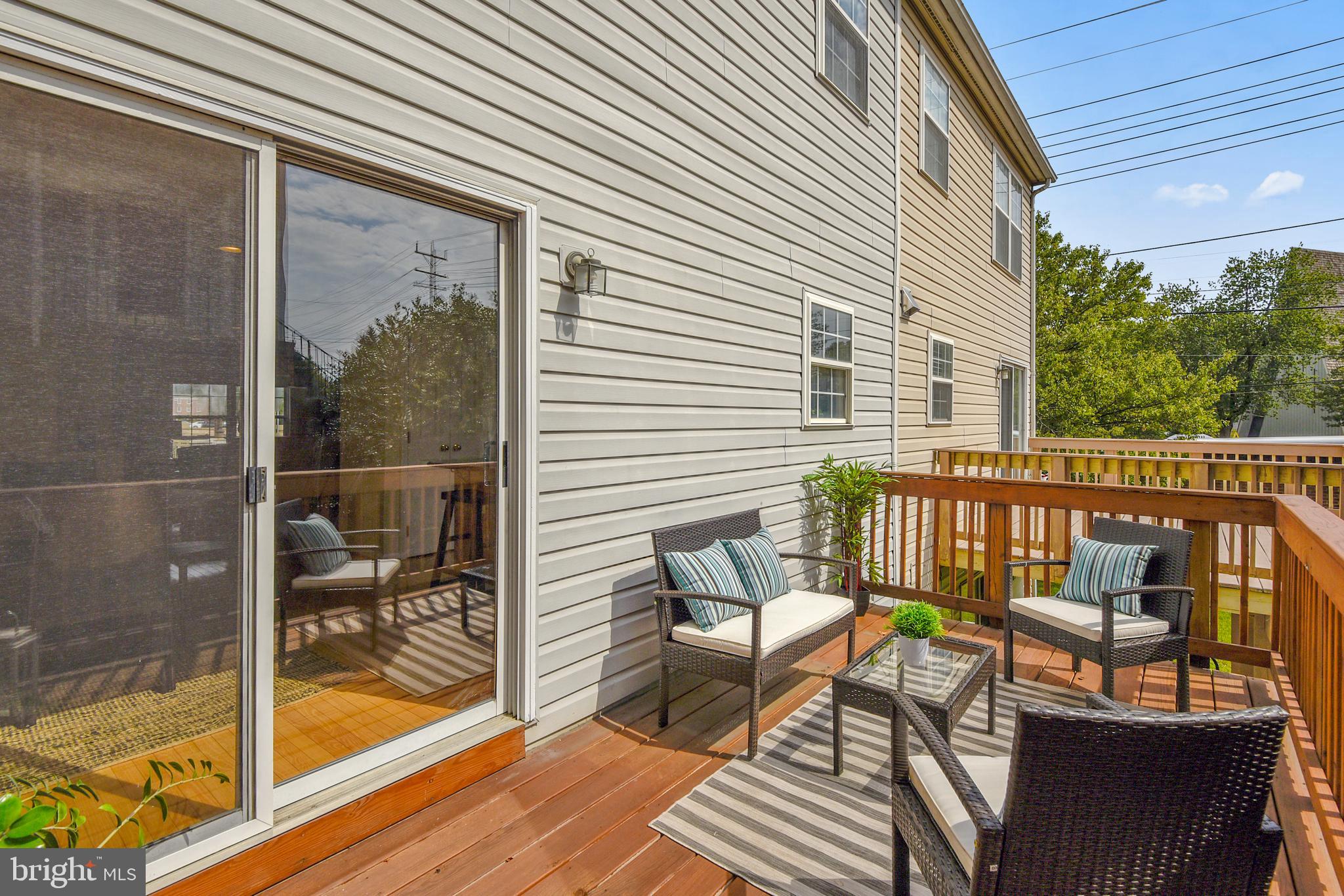 1802 Lansdowne Way Silver Spring, MD 20910 - Photo 36 of 43 deck off of kitchen area