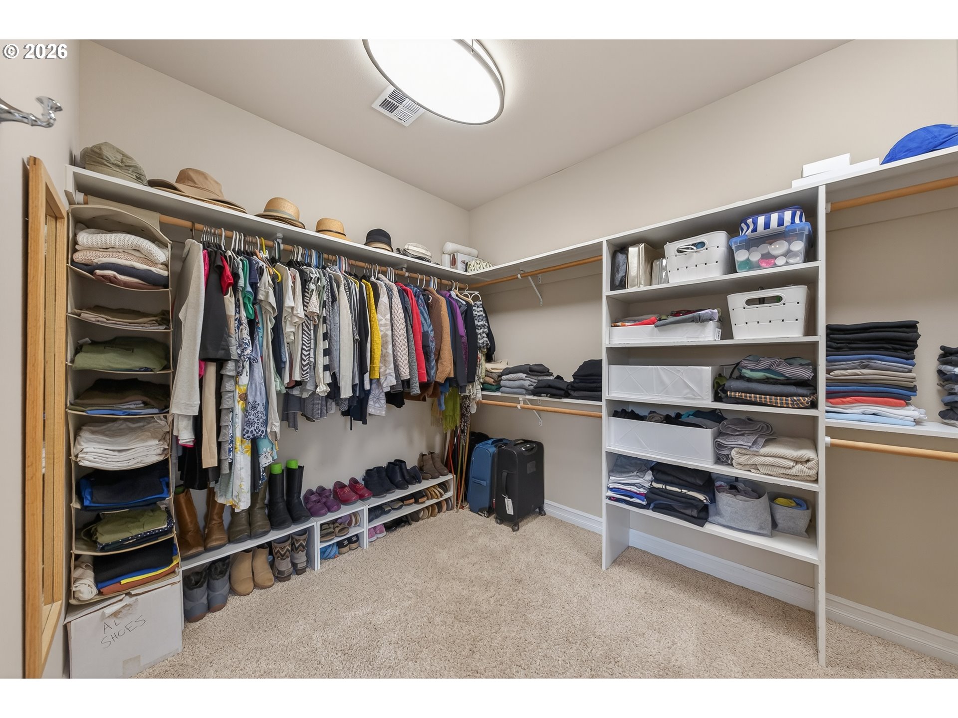 2700 Melrose Road Roseburg, OR 97471 - Photo 19 of 48 a view of walk in closet with clothes and shoes