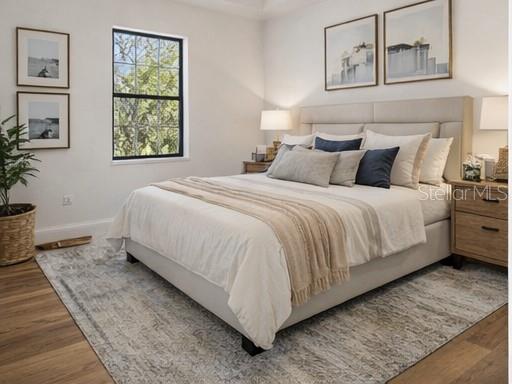 1852 Rada Lane North Port, FL 34288 - Photo 13 of 29 a bed sitting in a bedroom next to a window