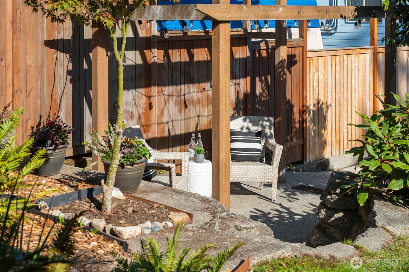 4026 52nd Avenue Southwest Seattle, WA 98116 - Photo 30 of 37 a view of yard from balcony