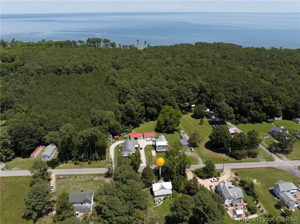 2442 Old Ferry Road Hudgins, VA 23076 - Photo 11 of 33 Bird's eye view with a water view