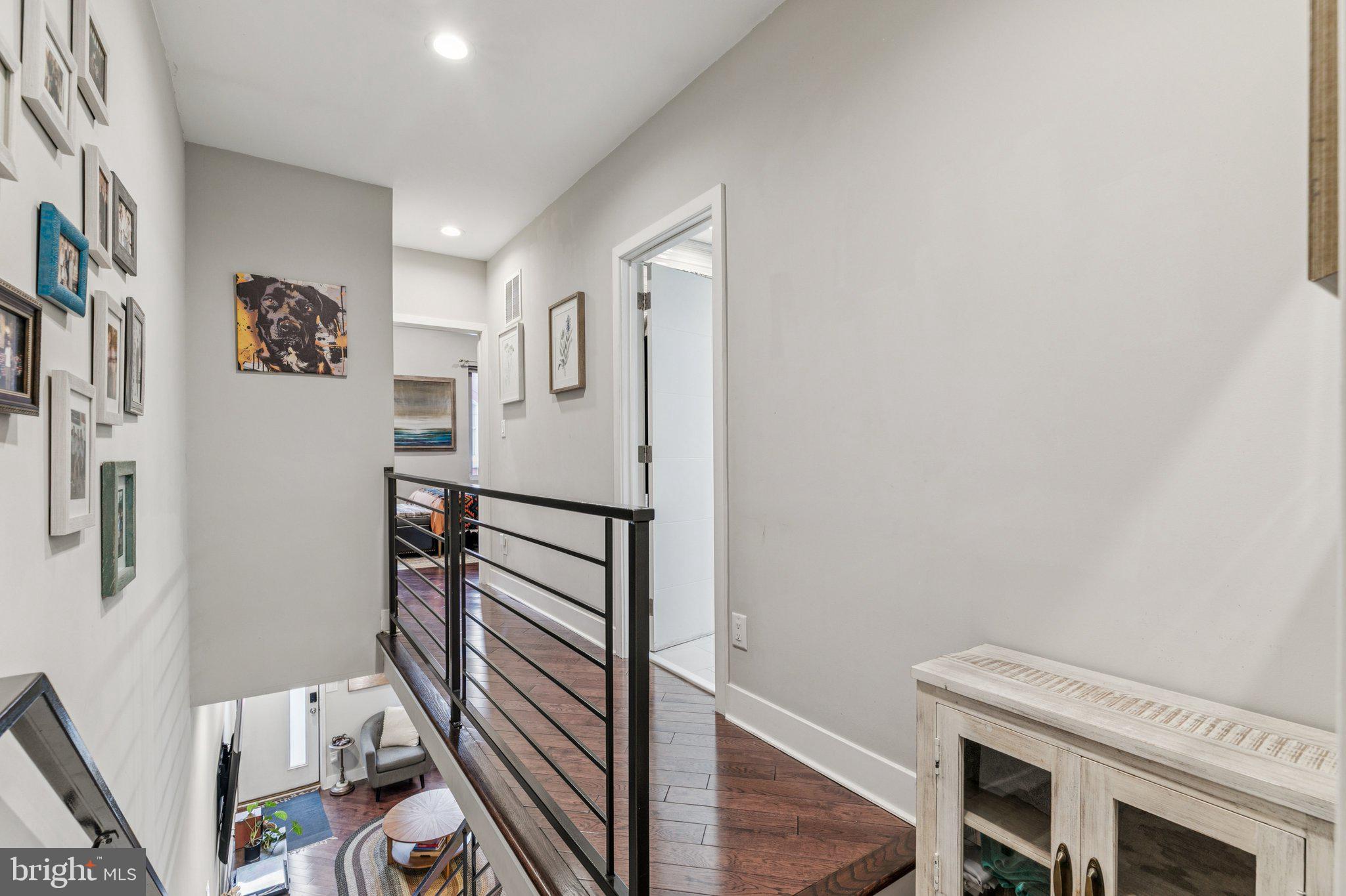 1314 North Dover Street Philadelphia, PA 19121 - Photo 16 of 30 a view of entryway with stairs and wooden floor