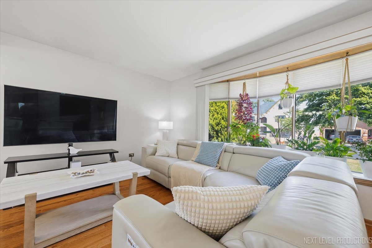 754 North Michigan Street Elmhurst, IL 60126 - Photo 6 of 32 a living room with furniture and a flat screen tv