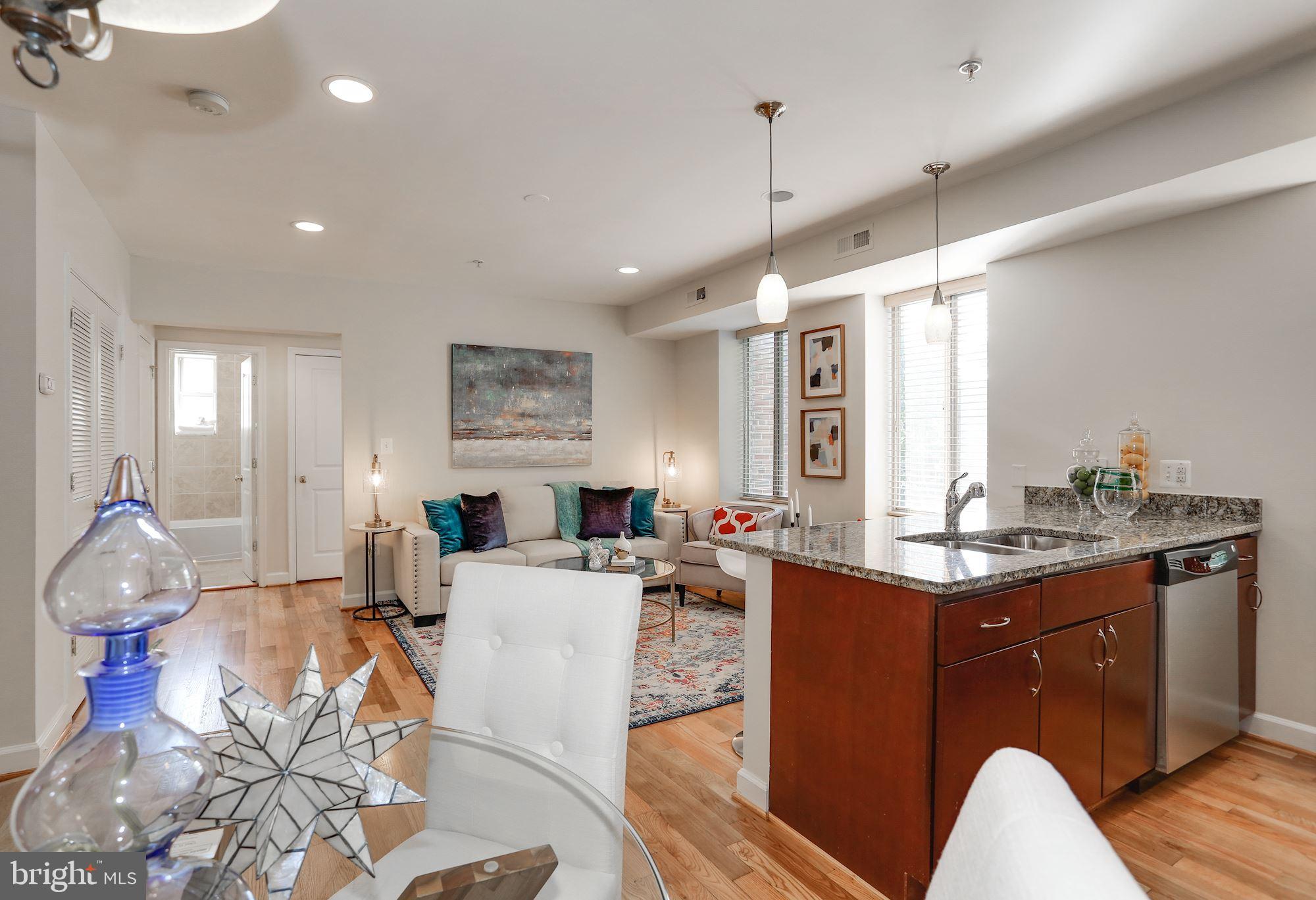 5403 9th Street Northwest, Unit 204 Washington, DC 20011 - Photo 17 of 27 Open and sunny main area!