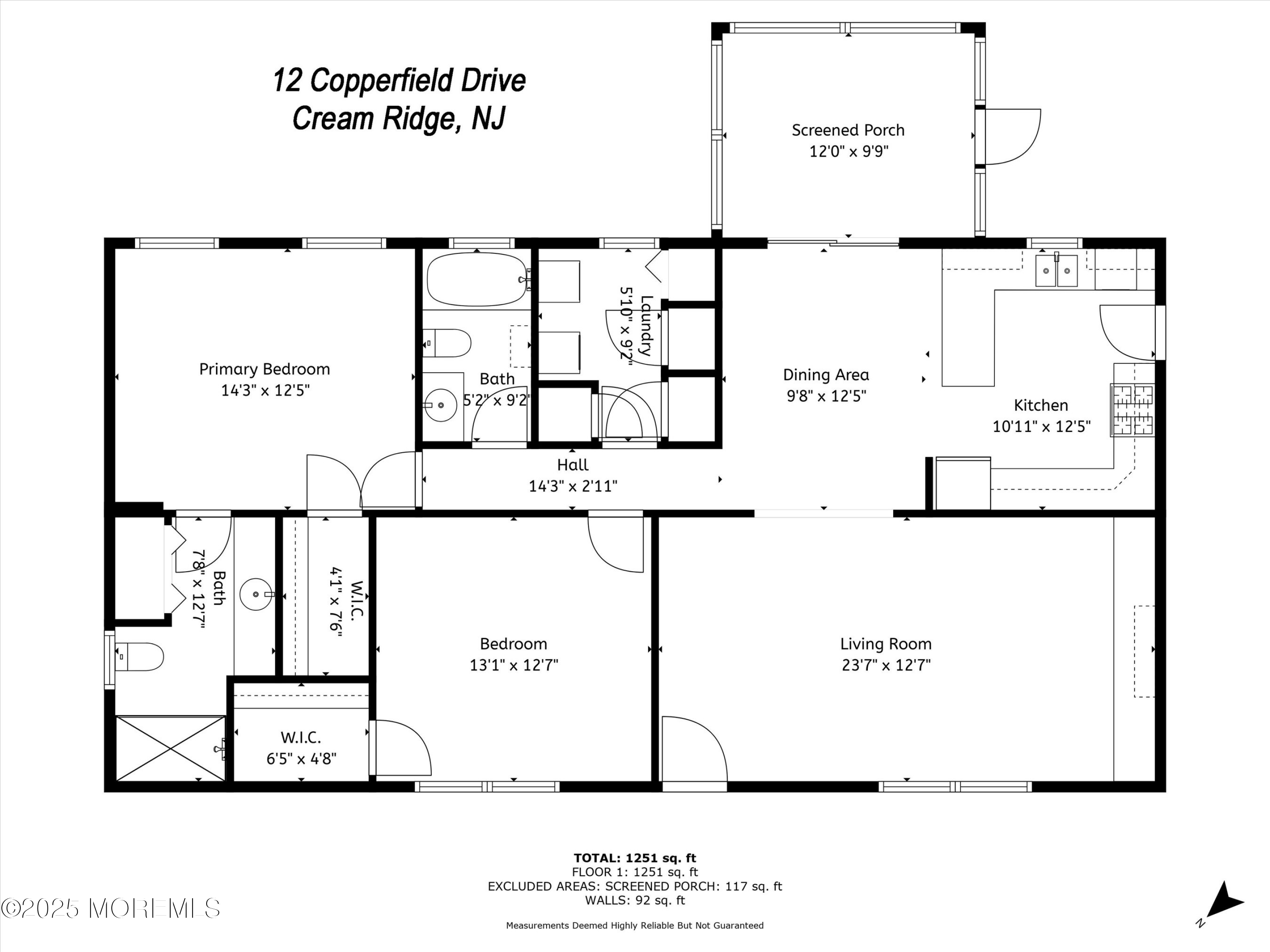 12 Copperfield Drive Cream Ridge, NJ 08514 - Photo 33 of 33 a picture of a wall with a white and white photo