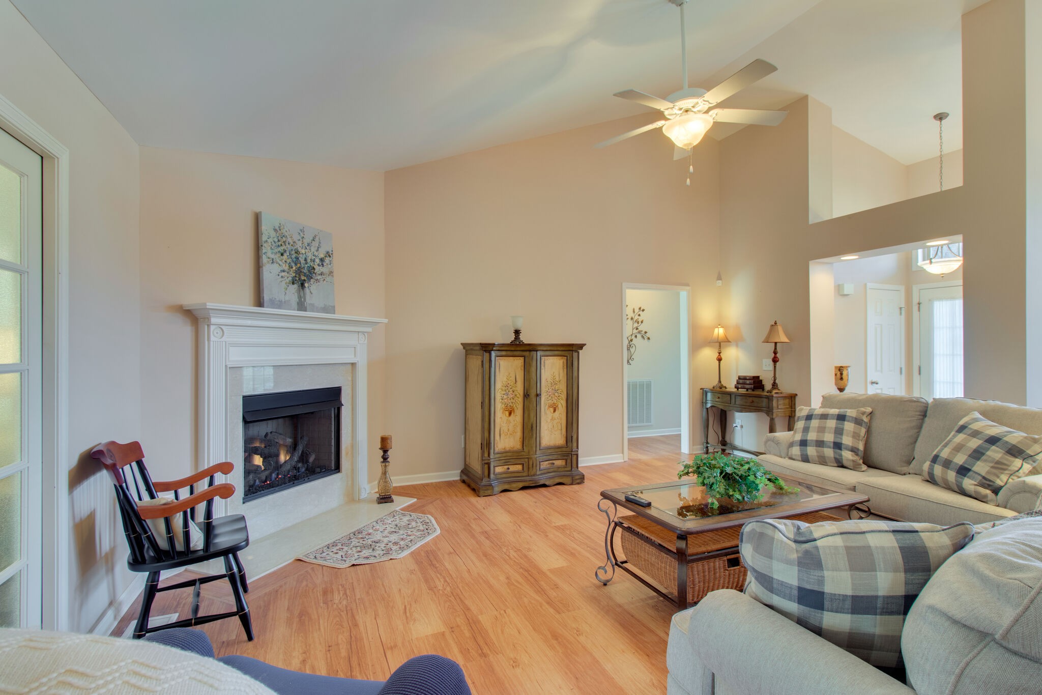 760 Greenvale Road Milton, TN 37118 - Photo 9 of 31 a living room with furniture and a fireplace