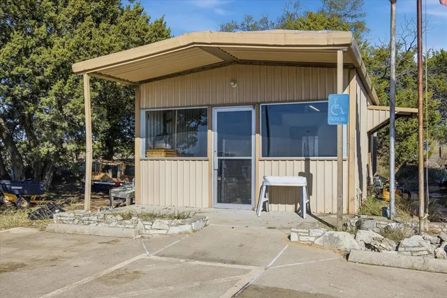 an aerial view of multiple houses