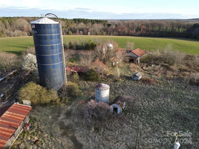 a view of a lake with a city
