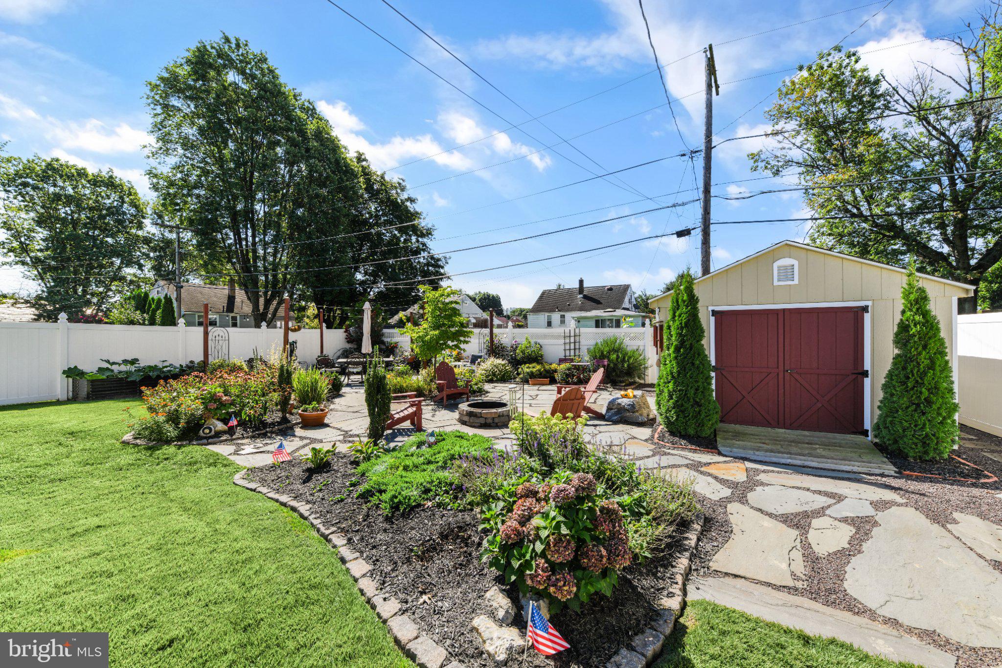 524 Harding Avenue Shillington, PA 19607 - Photo 21 of 37 Charming backyard retreat with garden.