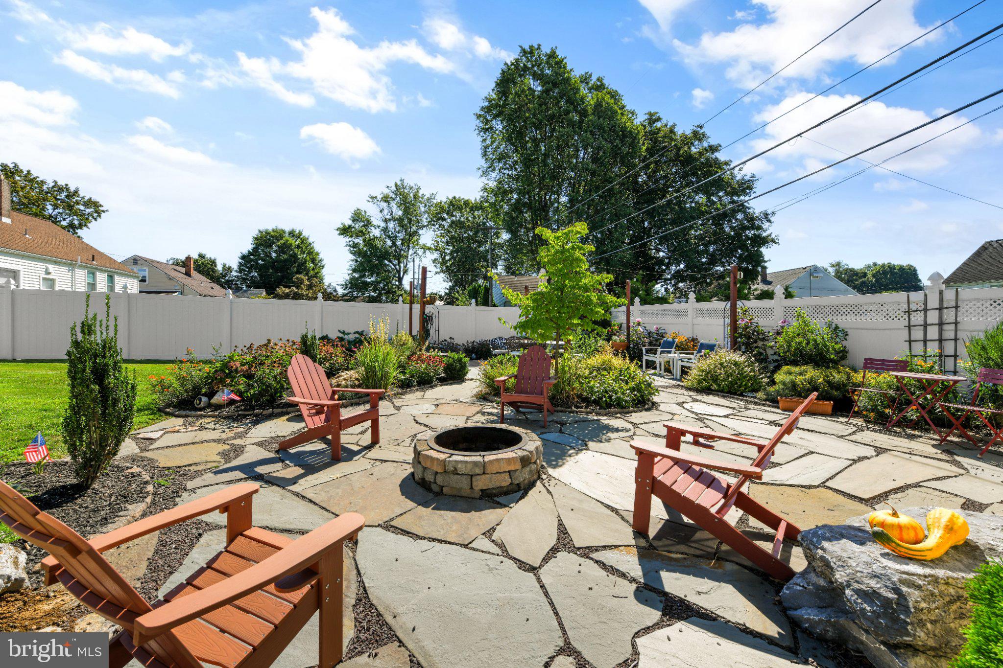 524 Harding Avenue Shillington, PA 19607 - Photo 22 of 37 Charming backyard retreat with firepit.