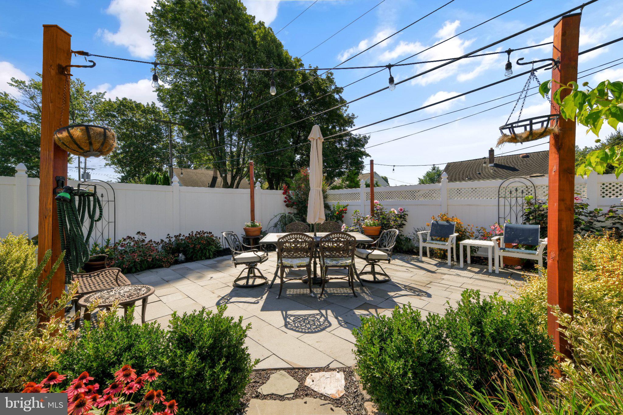 524 Harding Avenue Shillington, PA 19607 - Photo 24 of 37 Charming patio oasis with lush greenery.