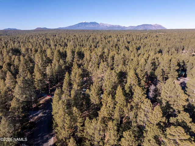 a view of a street with houses on both side