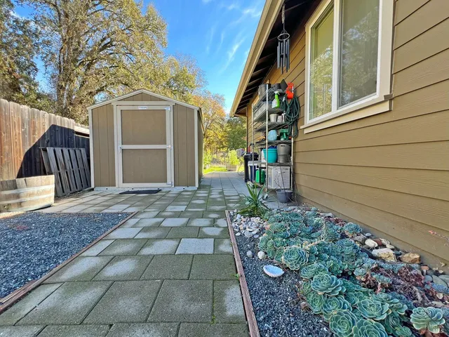 a view of front door