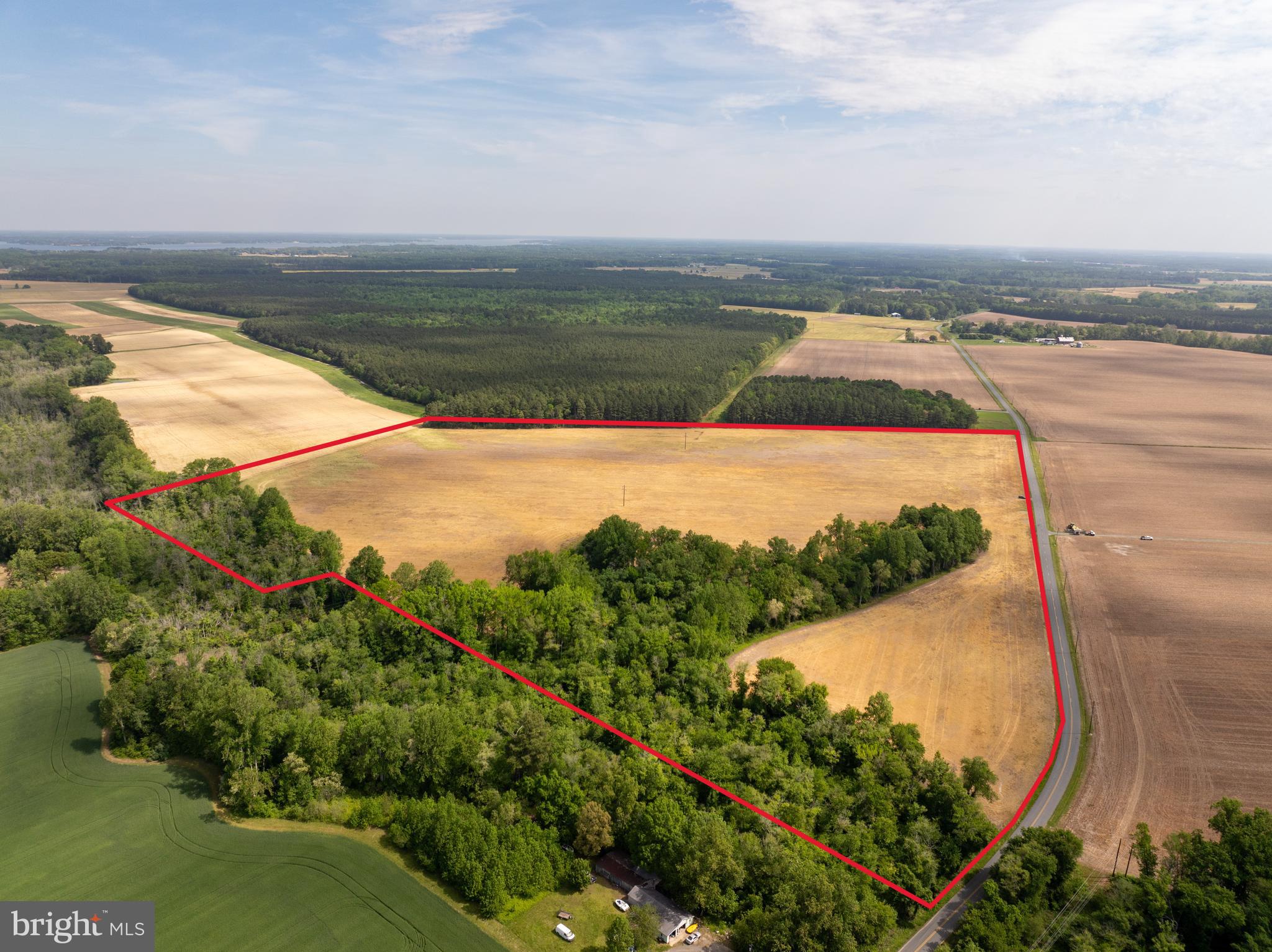 a view of an ocean and beach