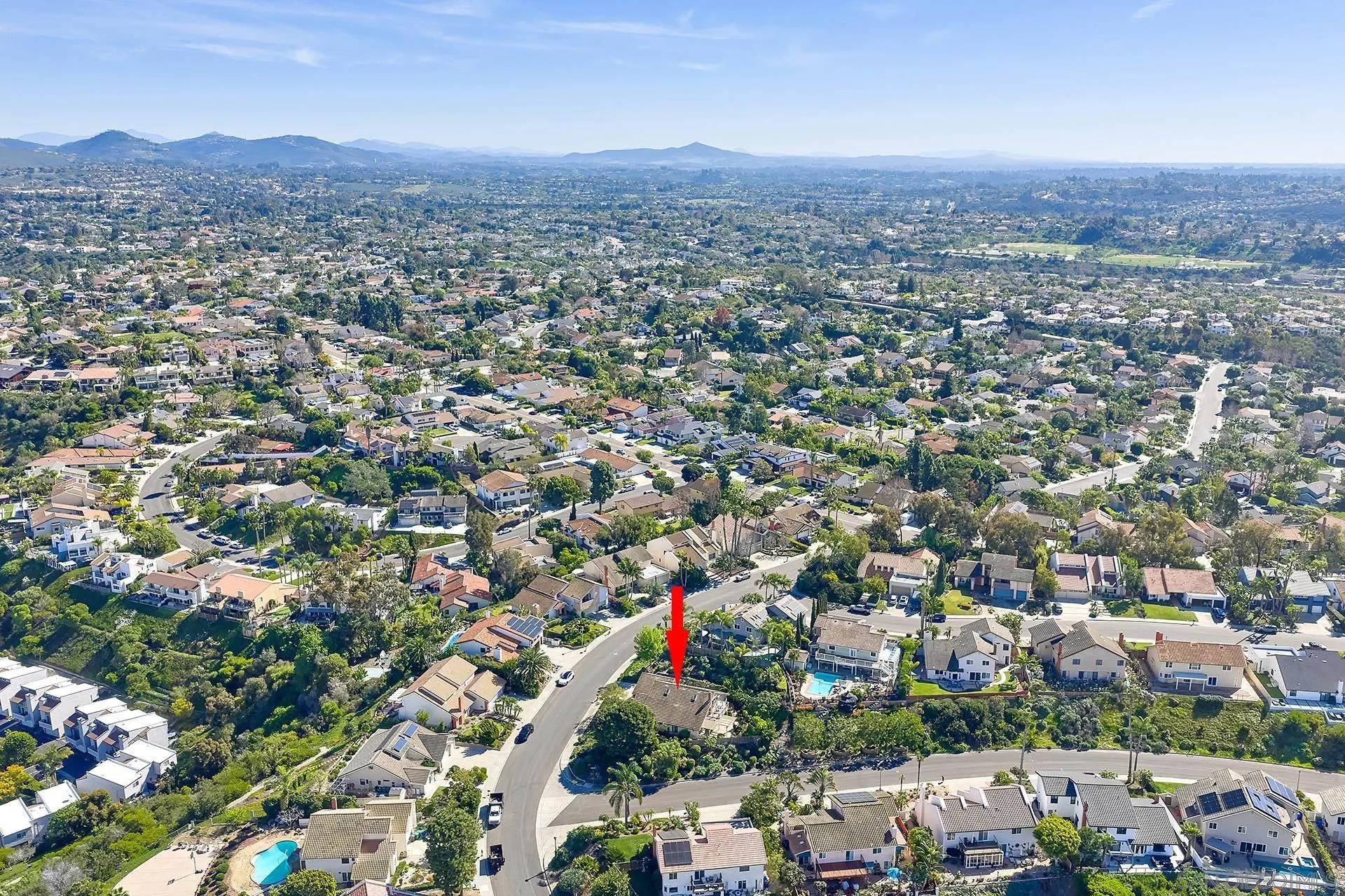 7627 Reposado Drive Carlsbad, CA 92009 - Photo 49 of 54 an aerial view of a city
