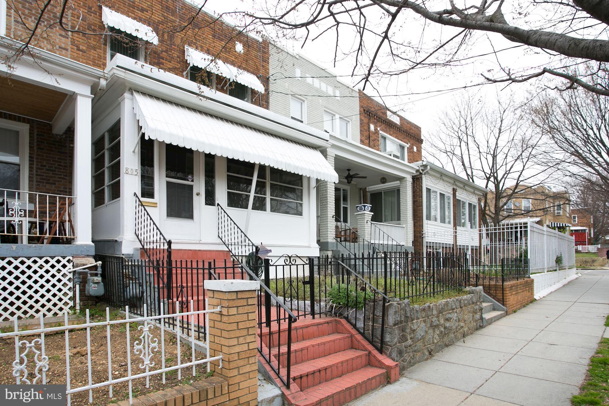 805 Decatur Street Northwest Washington, DC 20011 - Photo 2 of 30 Exterior (Front)