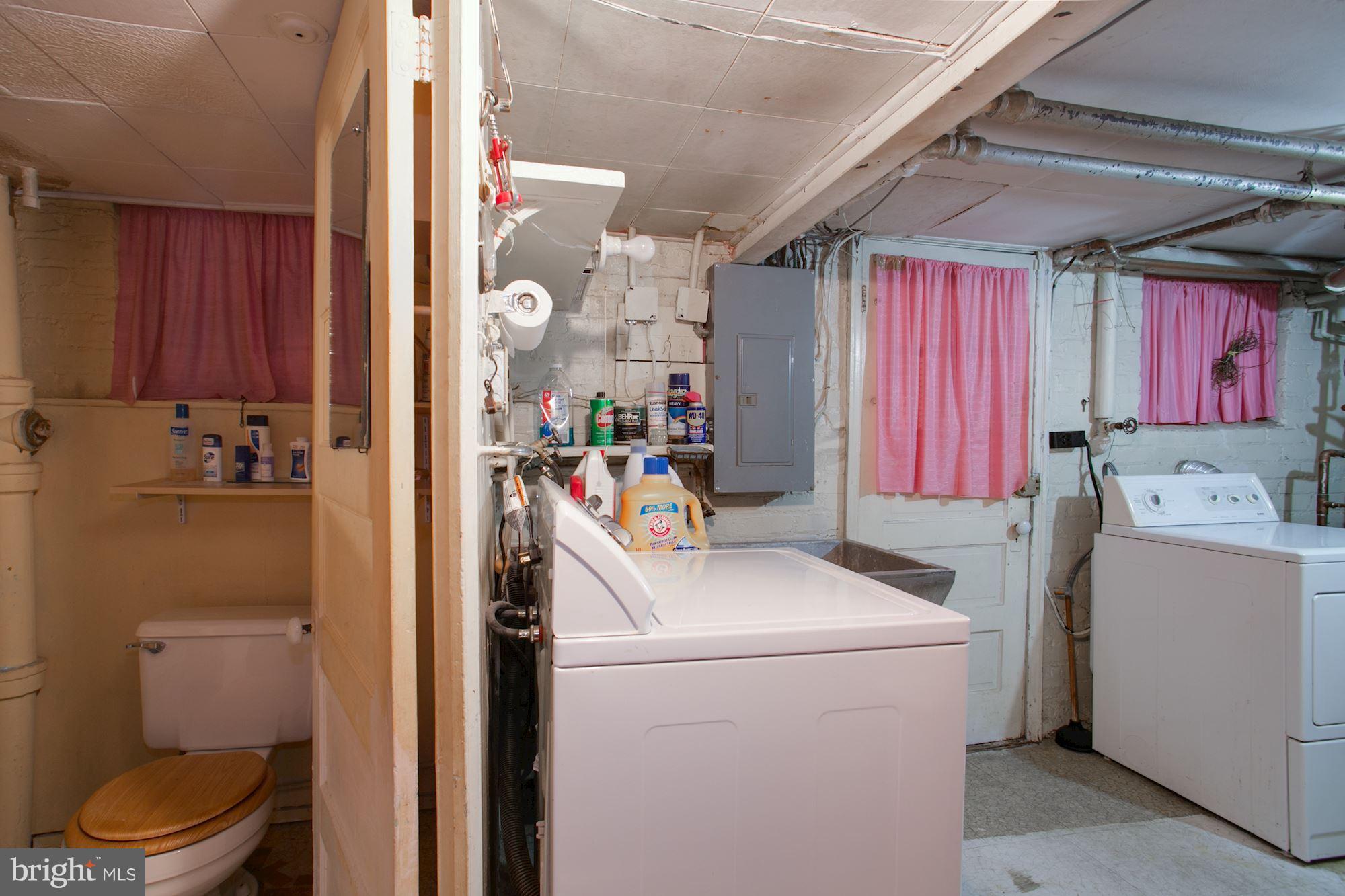 805 Decatur Street Northwest Washington, DC 20011 - Photo 25 of 30 Basement w/ current laundry room and full bathroom
