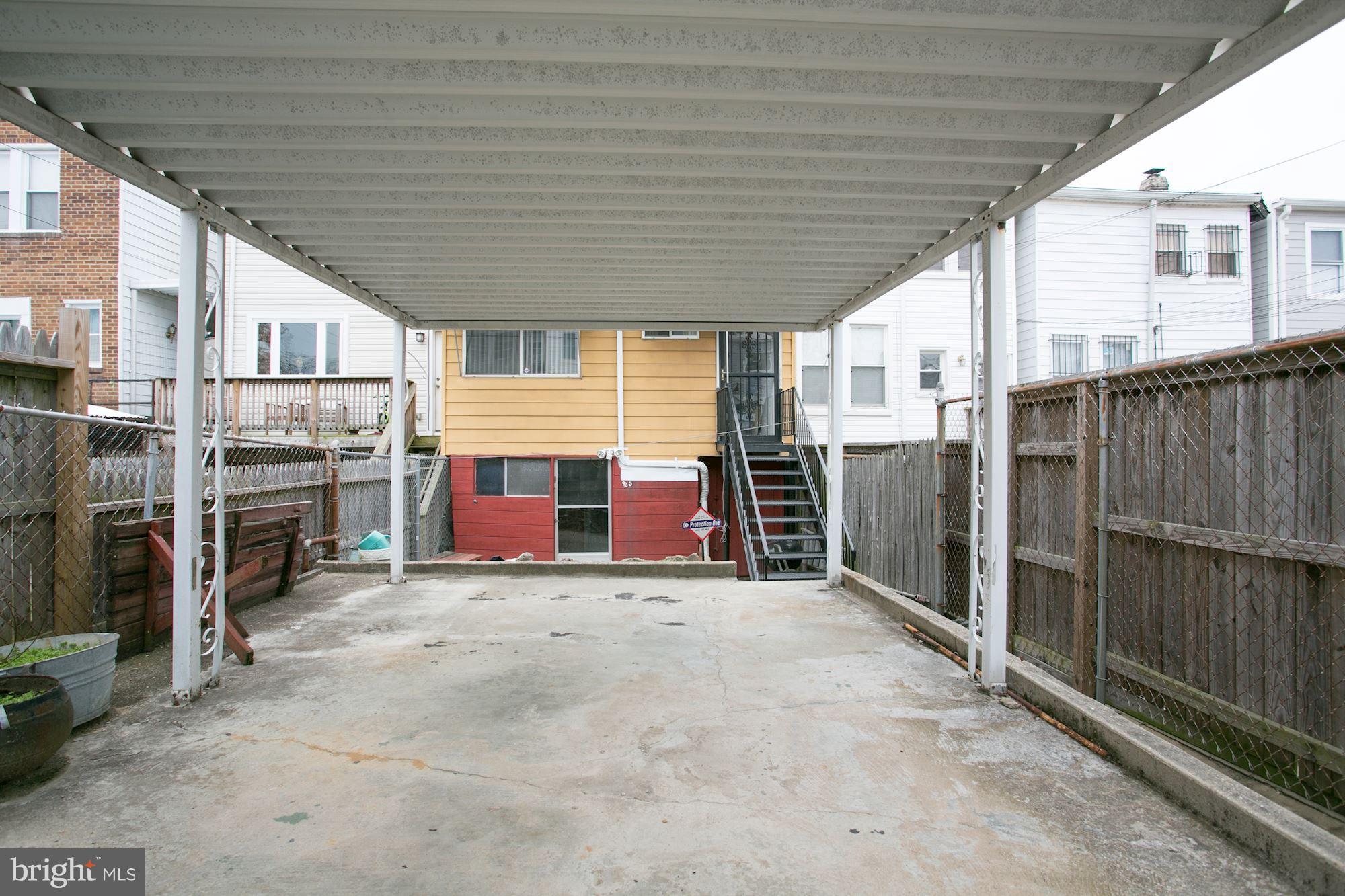 805 Decatur Street Northwest Washington, DC 20011 - Photo 27 of 30 Covered parking pad