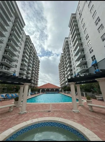a view of multiple building and outdoor space