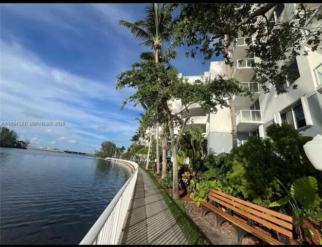 a view of building with yard