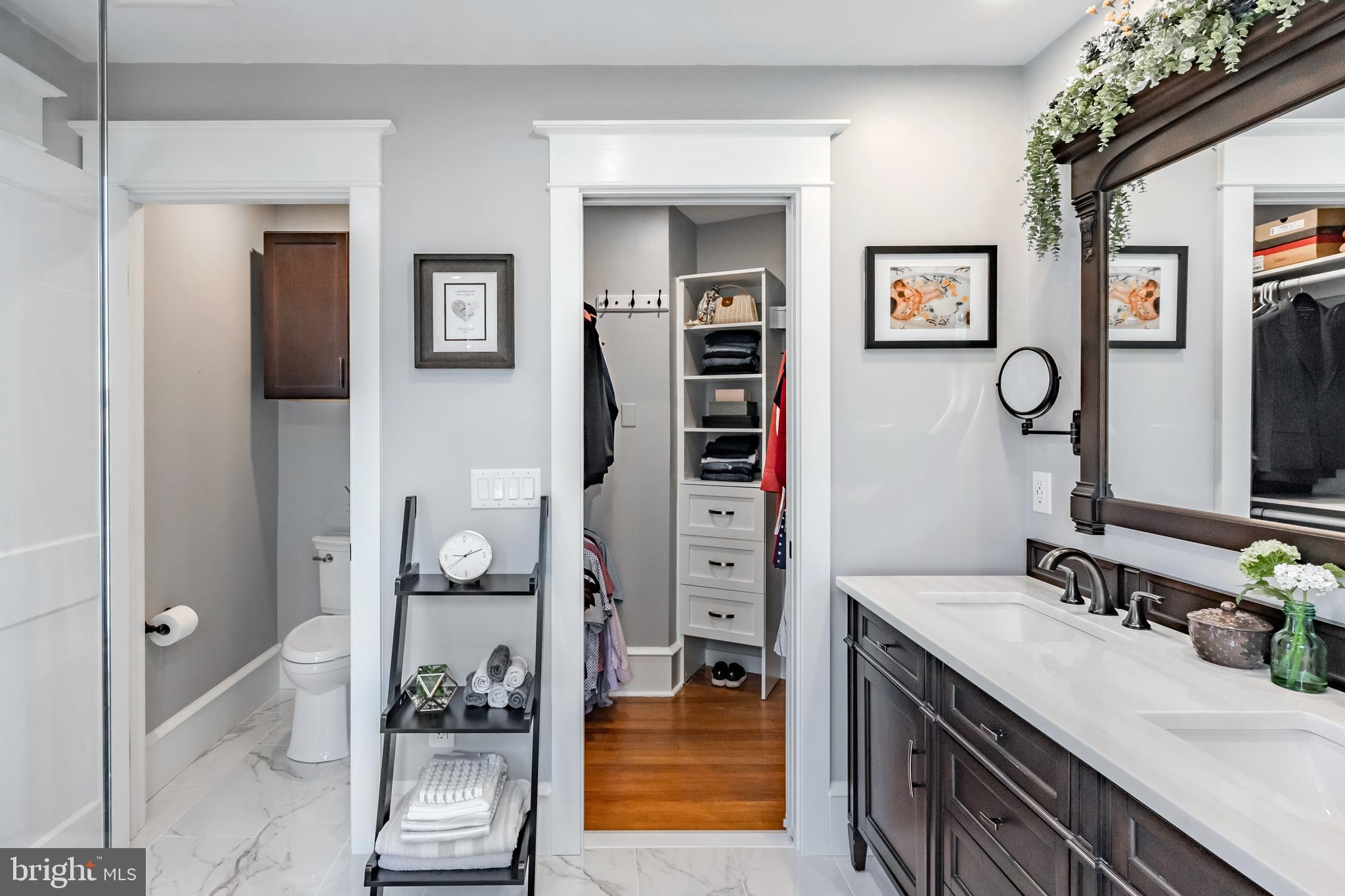 536 Kathmere Road Havertown, PA 19083 - Photo 31 of 45 a bathroom with sink and mirror