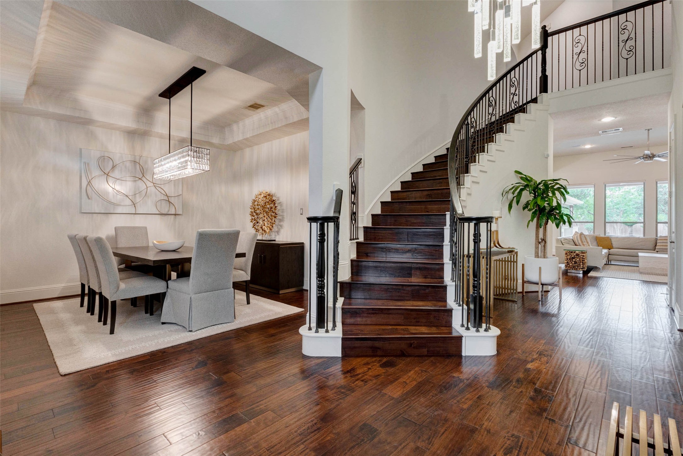 27602 Guthrie Ridge Lane Katy, TX 77494 - Photo 7 of 50 Refined formal dining space accented by designer lighting.
