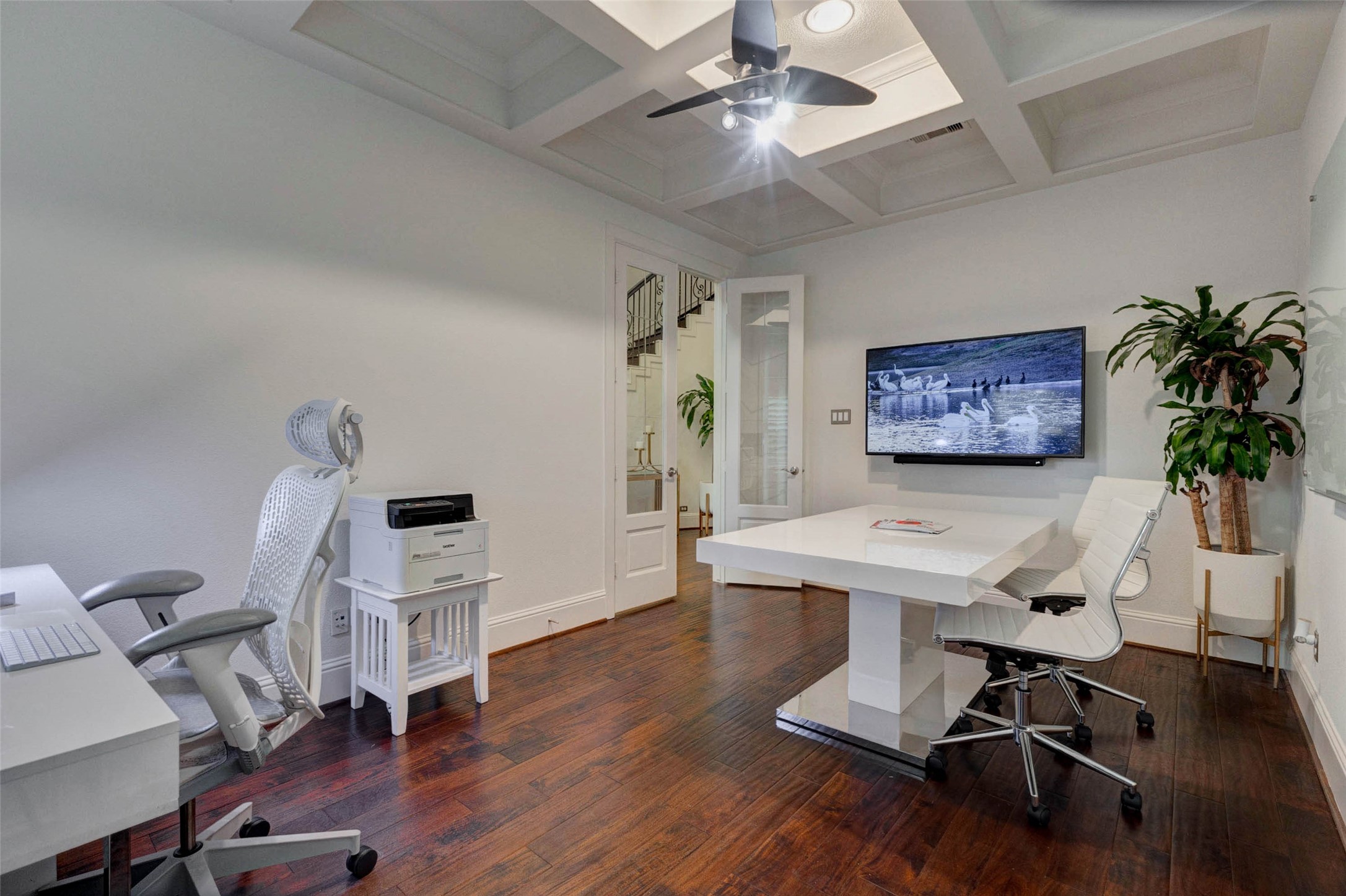 27602 Guthrie Ridge Lane Katy, TX 77494 - Photo 10 of 50 Bright, functional office layout with dual workspace potential and clean modern design elements.