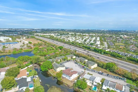 a view of city and ocean