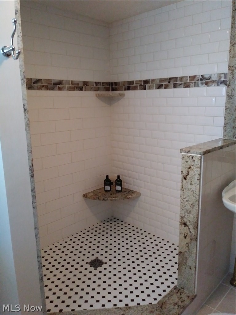 421 Morton Road Vermilion, OH 44089 - Photo 18 of 23 The large step in shower has a seat and shelving.