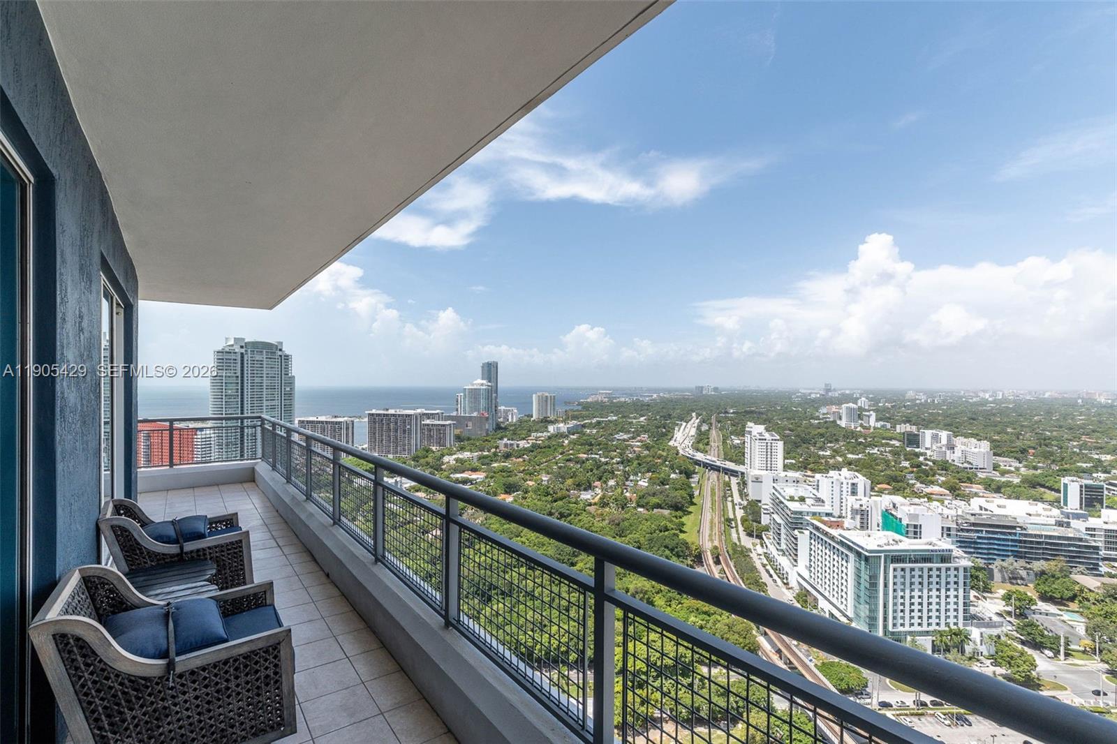 60 Southwest 13th Street, Unit 3401 Miami, FL 33130 - Photo 3 of 42 Two level apt. Miami's great views. 2 large balconies. Corner unit.
