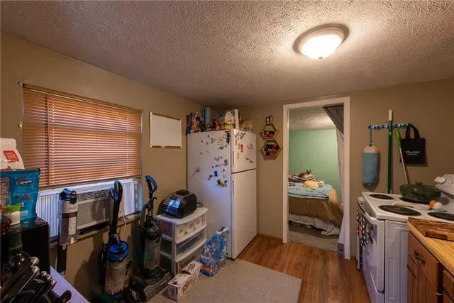 a room with furniture and a window