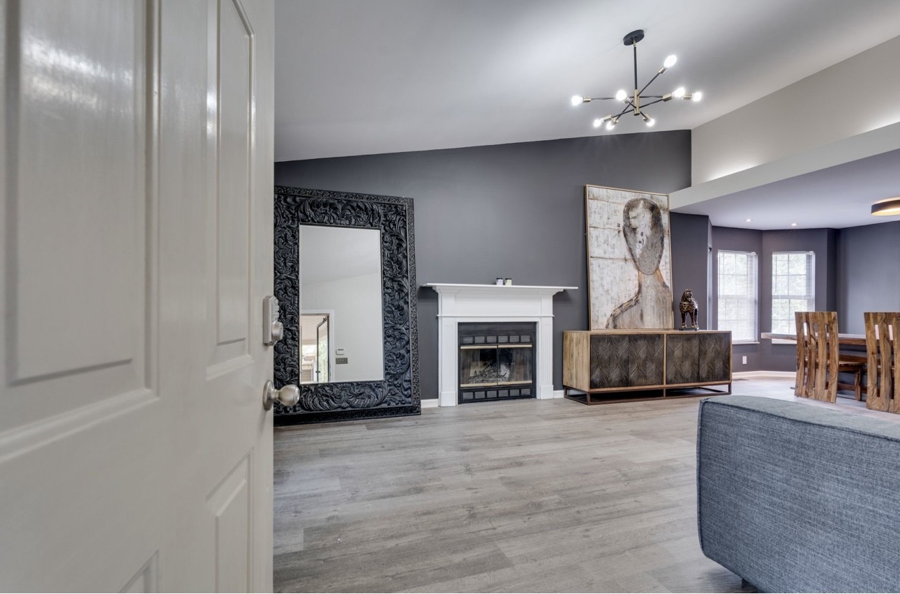 515 Upsall Drive Antioch, TN 37013 - Photo 3 of 31 a living room with furniture and a fireplace
