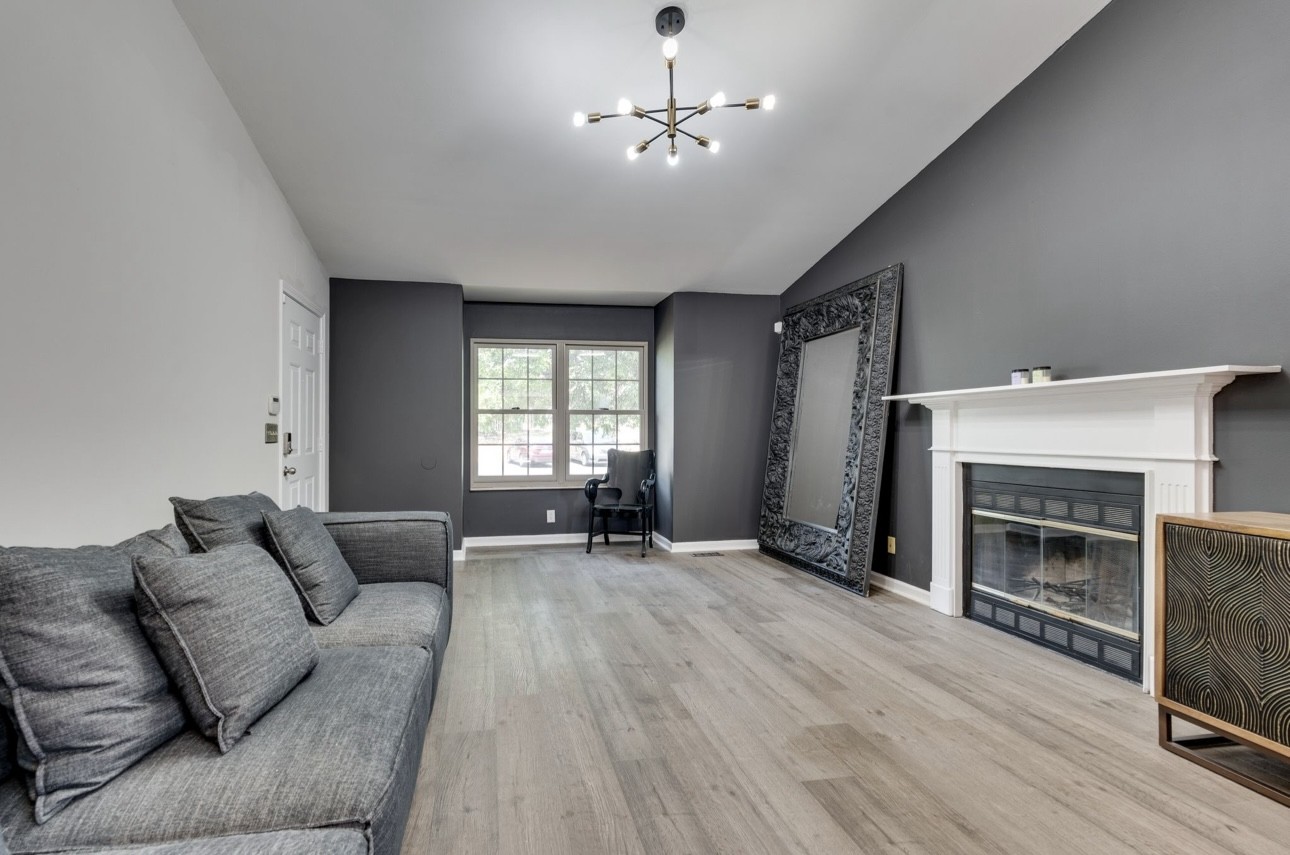 515 Upsall Drive Antioch, TN 37013 - Photo 5 of 31 a living room with furniture and a fireplace