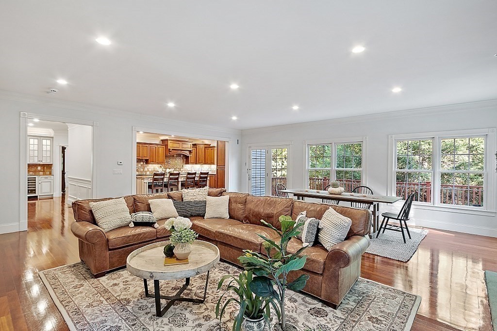 102 Claybrook Road Dover, MA 02030 - Photo 19 of 42 a living room with furniture and a large window