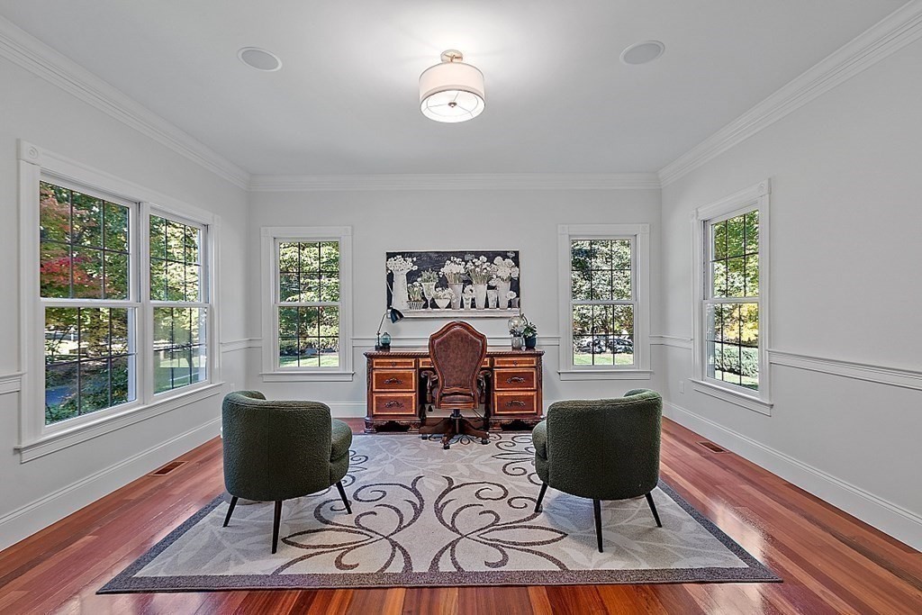 102 Claybrook Road Dover, MA 02030 - Photo 8 of 42 a workspace with furniture and a window