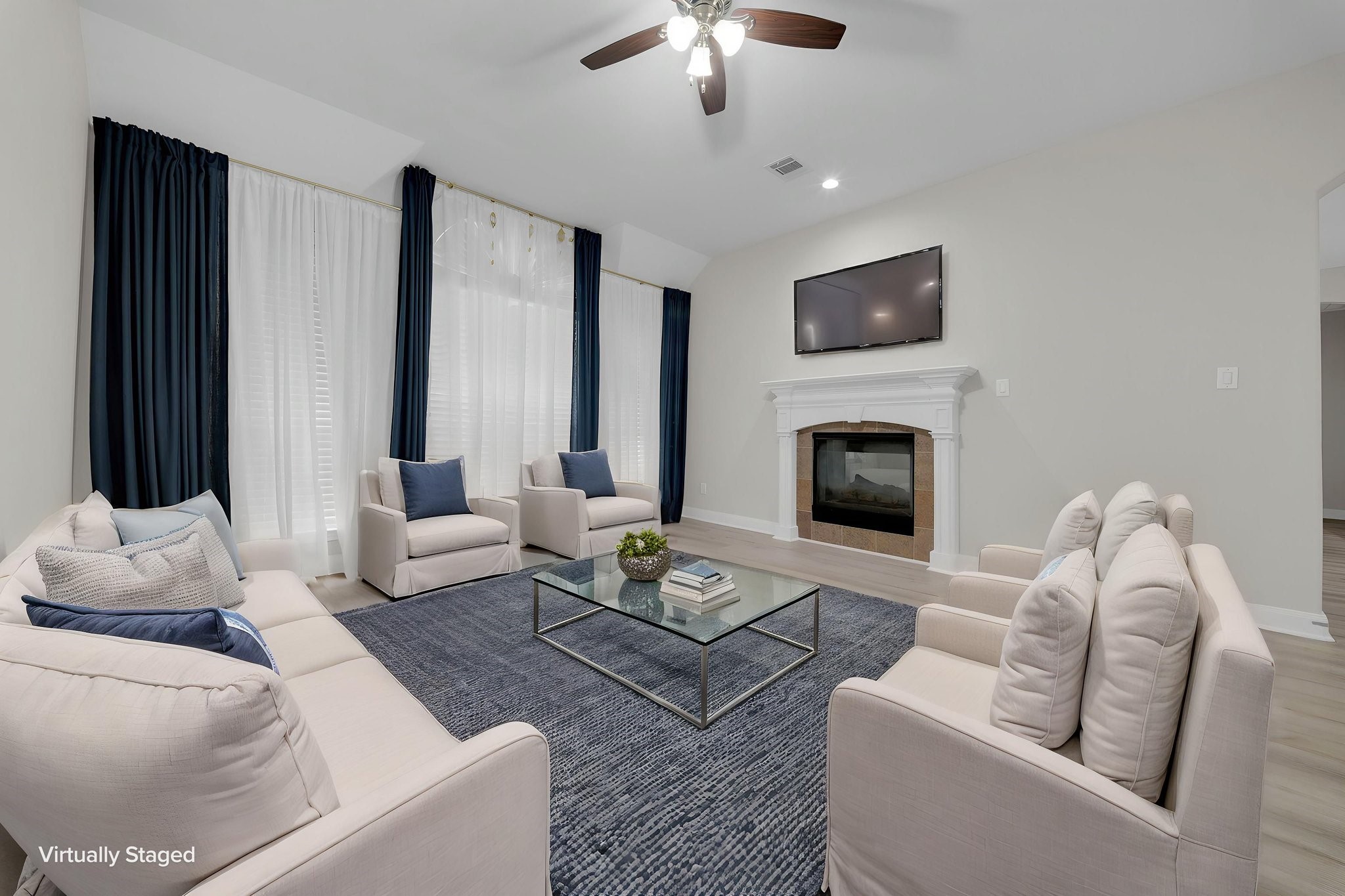 1451 Hatchmere Place Spring, TX 77379 - Photo 7 of 27 Family Room Virtually staged