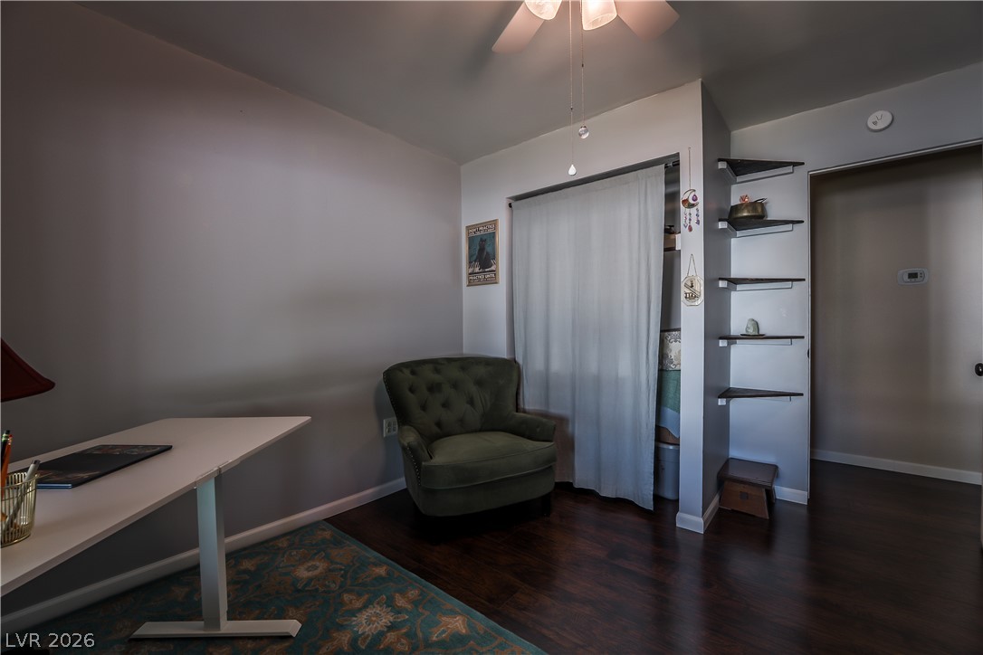 1324 Appaloosa Road Boulder City, NV 89005 - Photo 31 of 42 This versatile space features rich wood flooring, perfect for a home office or creative retreat.