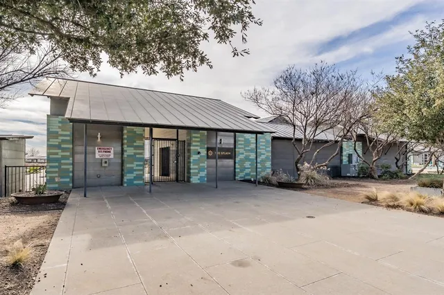 a view of a house with a patio