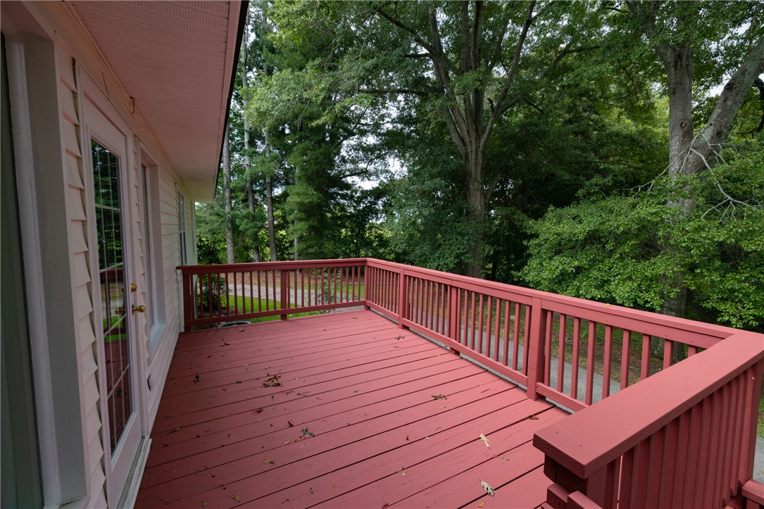 546 Tokeena Road Seneca, SC 29678 - Photo 13 of 26 Deck overlooking backyard