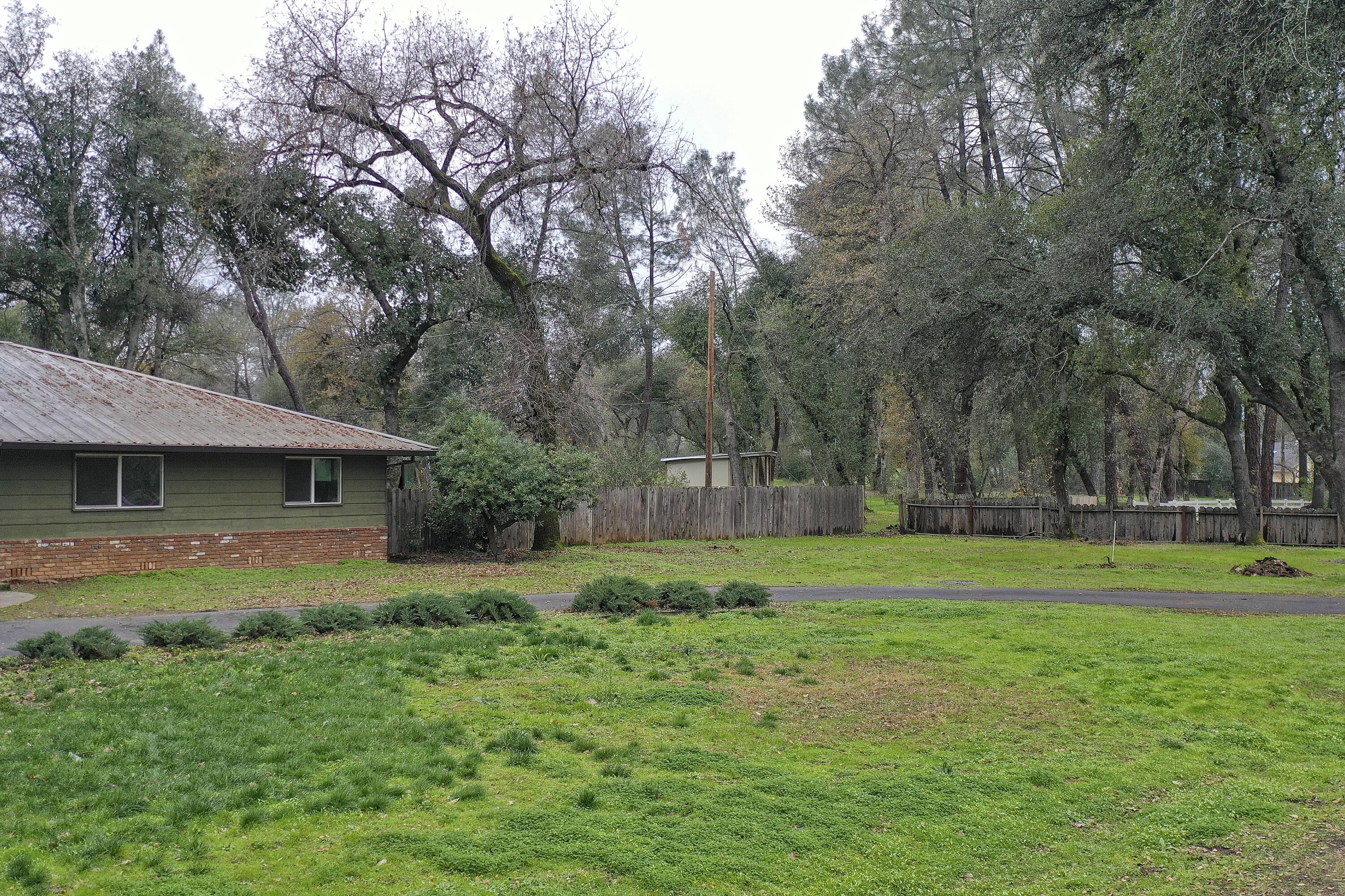 8440 Redbank Road Redding, CA 96001 - Photo 7 of 49 a view of a backyard with large trees
