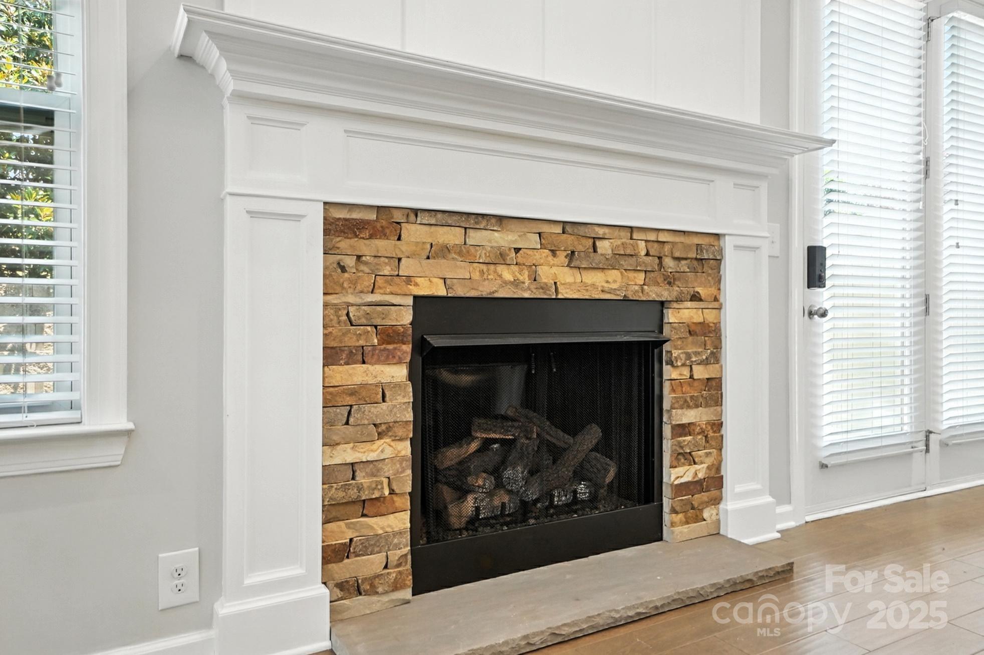 809 Ayrshire Avenue Fort Mill, SC 29708 - Photo 10 of 48 a view of a fireplace with wooden floor